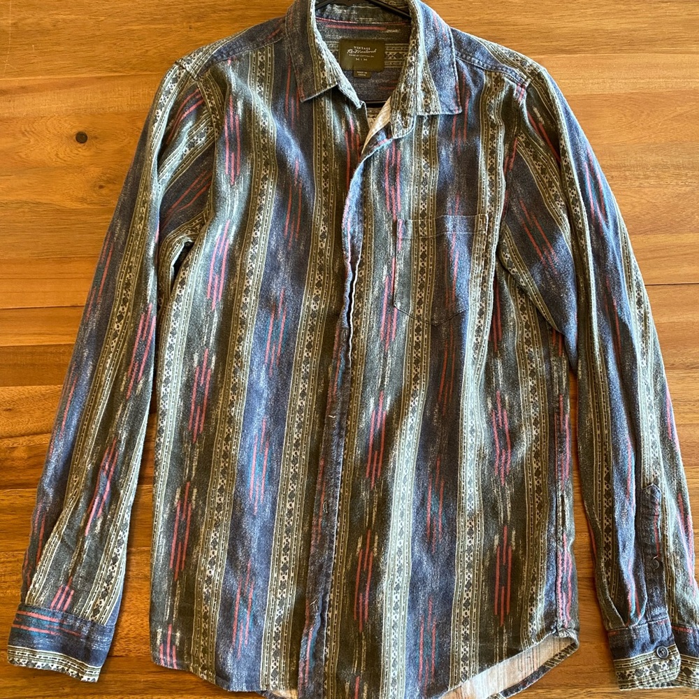 Vintage inspired patterned shirt